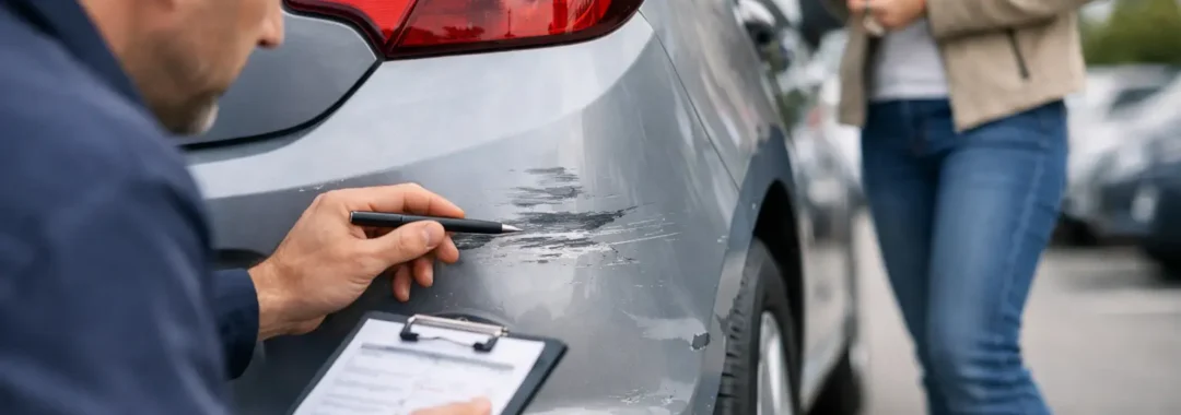 How to Inspect Hire Car Damage Properly