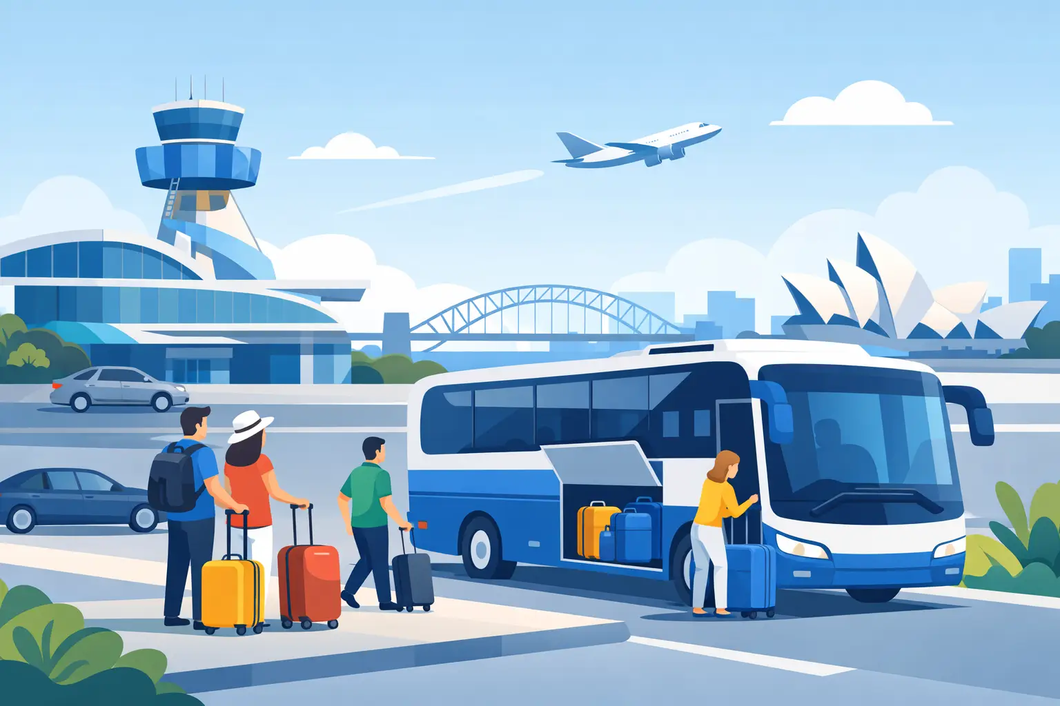 Sydney Airport Car Hire Shuttle Bus Explained