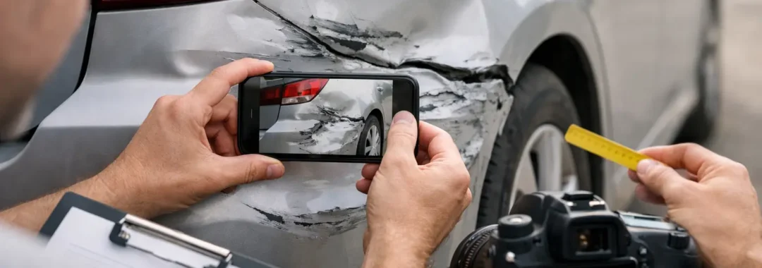 How to Photograph Vehicle Damage Properly